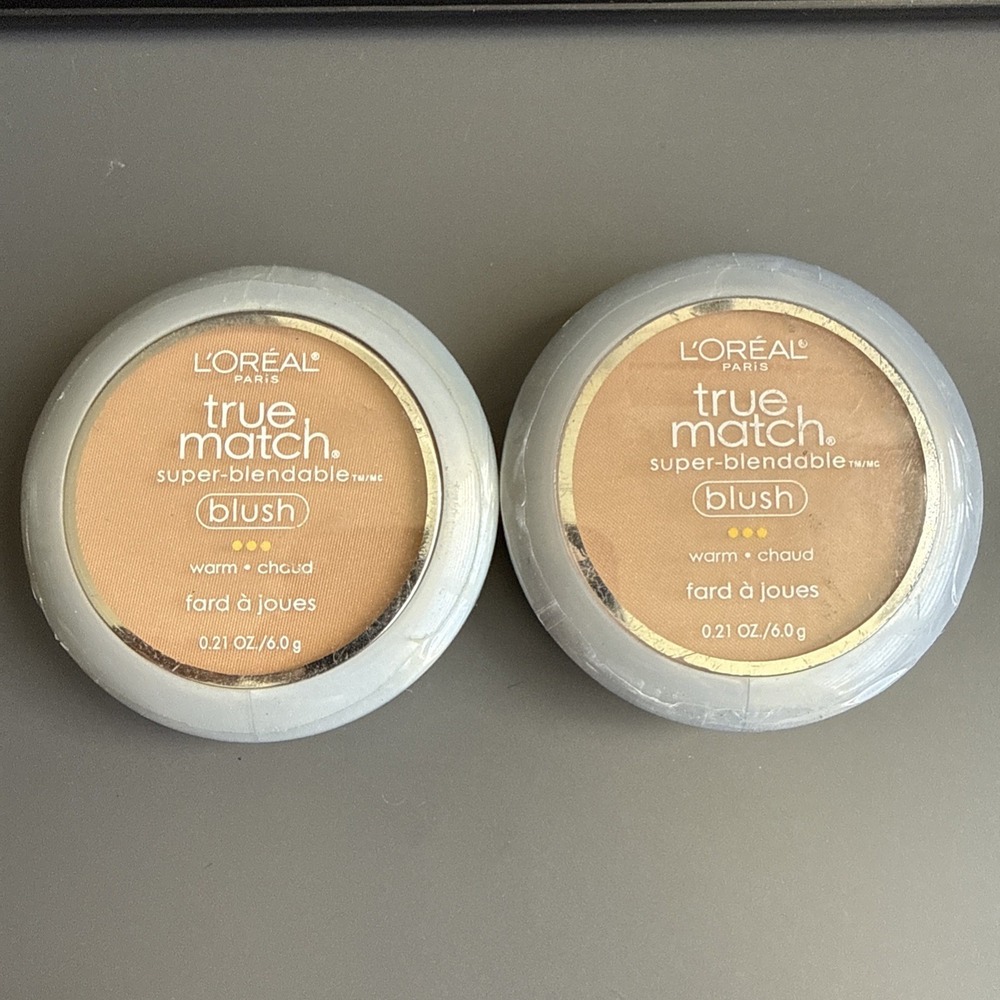 Lot x 2 NEW L'Oréal True Match Super-Blendable Blush - W1-2 BARE HONEY